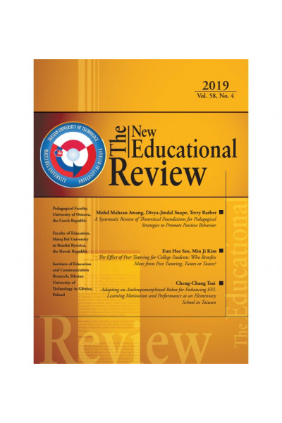 The New Educational Review 2019. Vol. 58, No.4